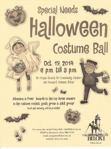 Special Needs Halloween Costume Ball